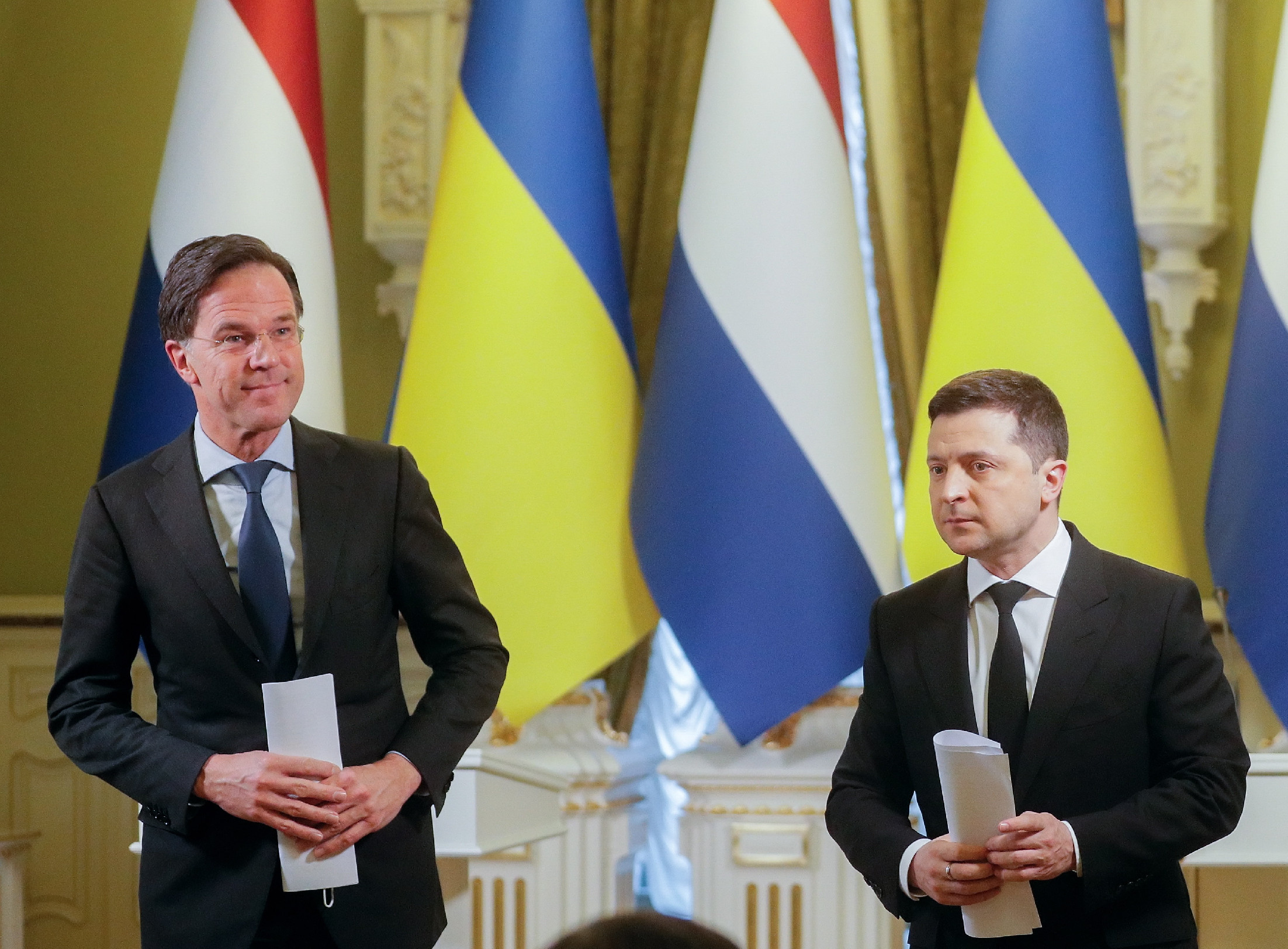 Leforrázta az ukránokat a holland miniszterelnök
