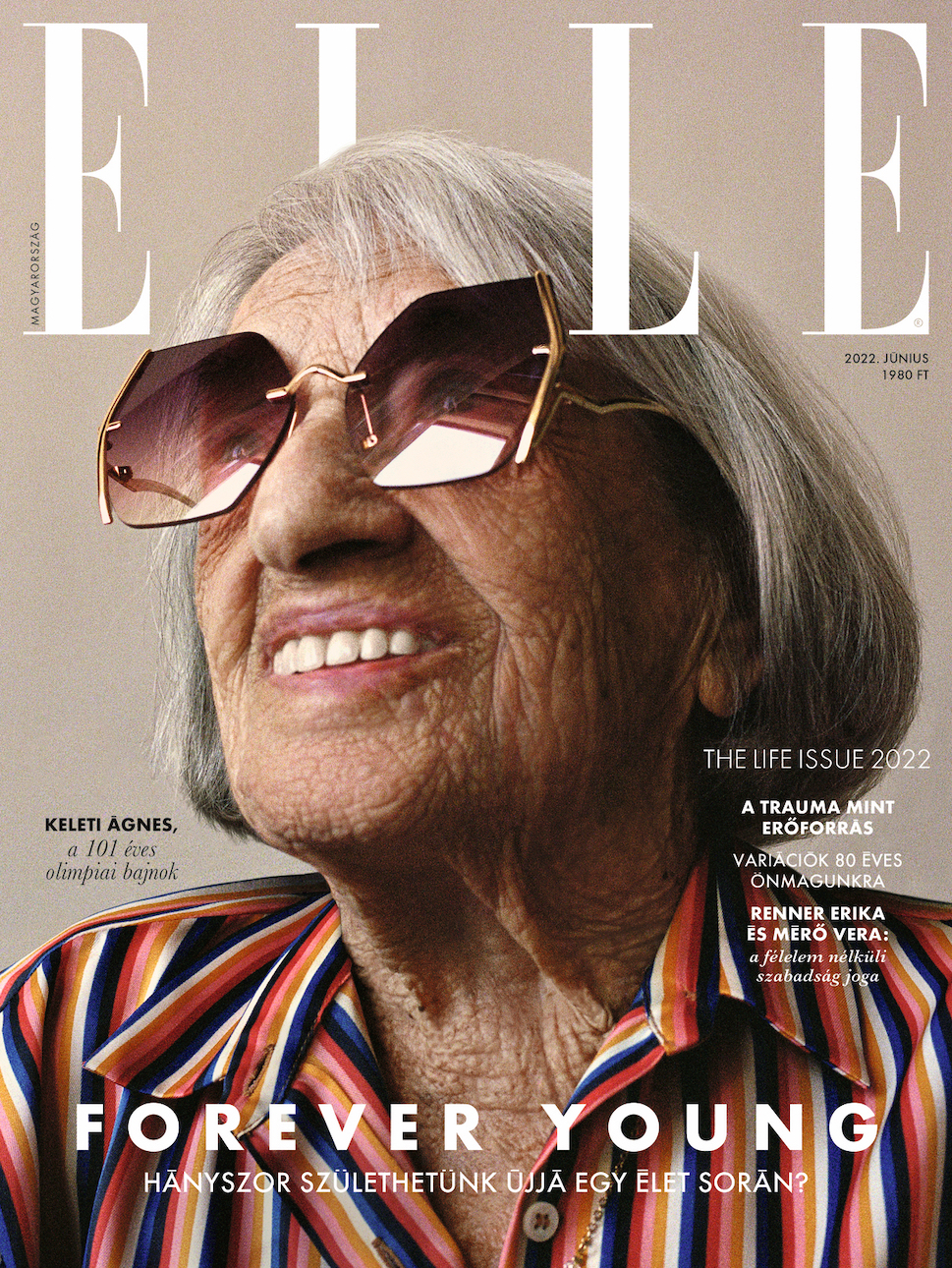 Keleti Ágnes lett a világ legidősebb nőimagazin-címlapsztárja