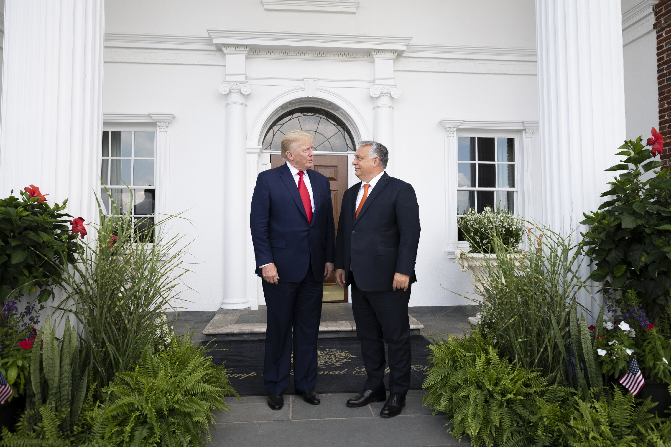 Donald Trump fogadta Orbán Viktort az Egyesült Államokban