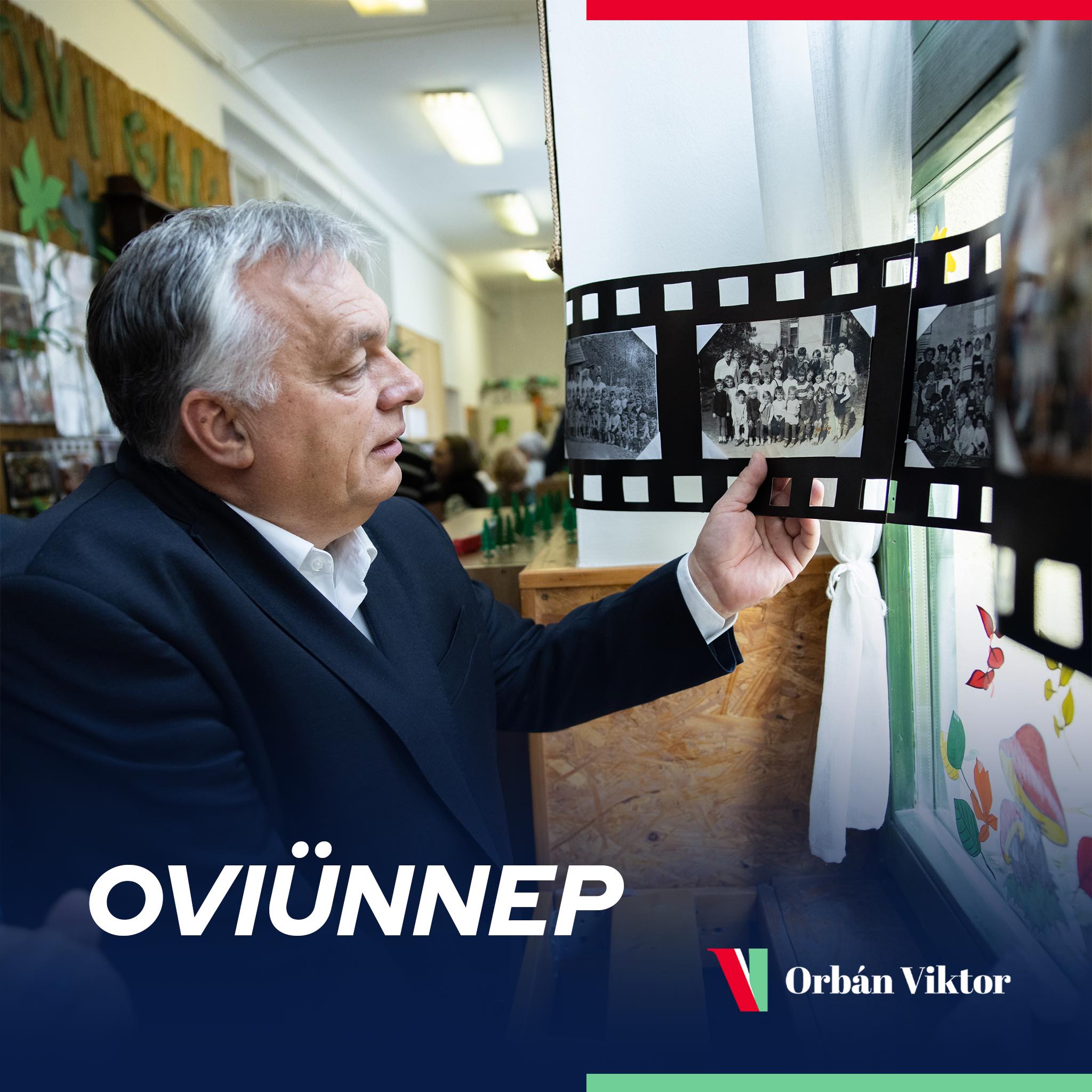 Videó: óvodában járt Orbán