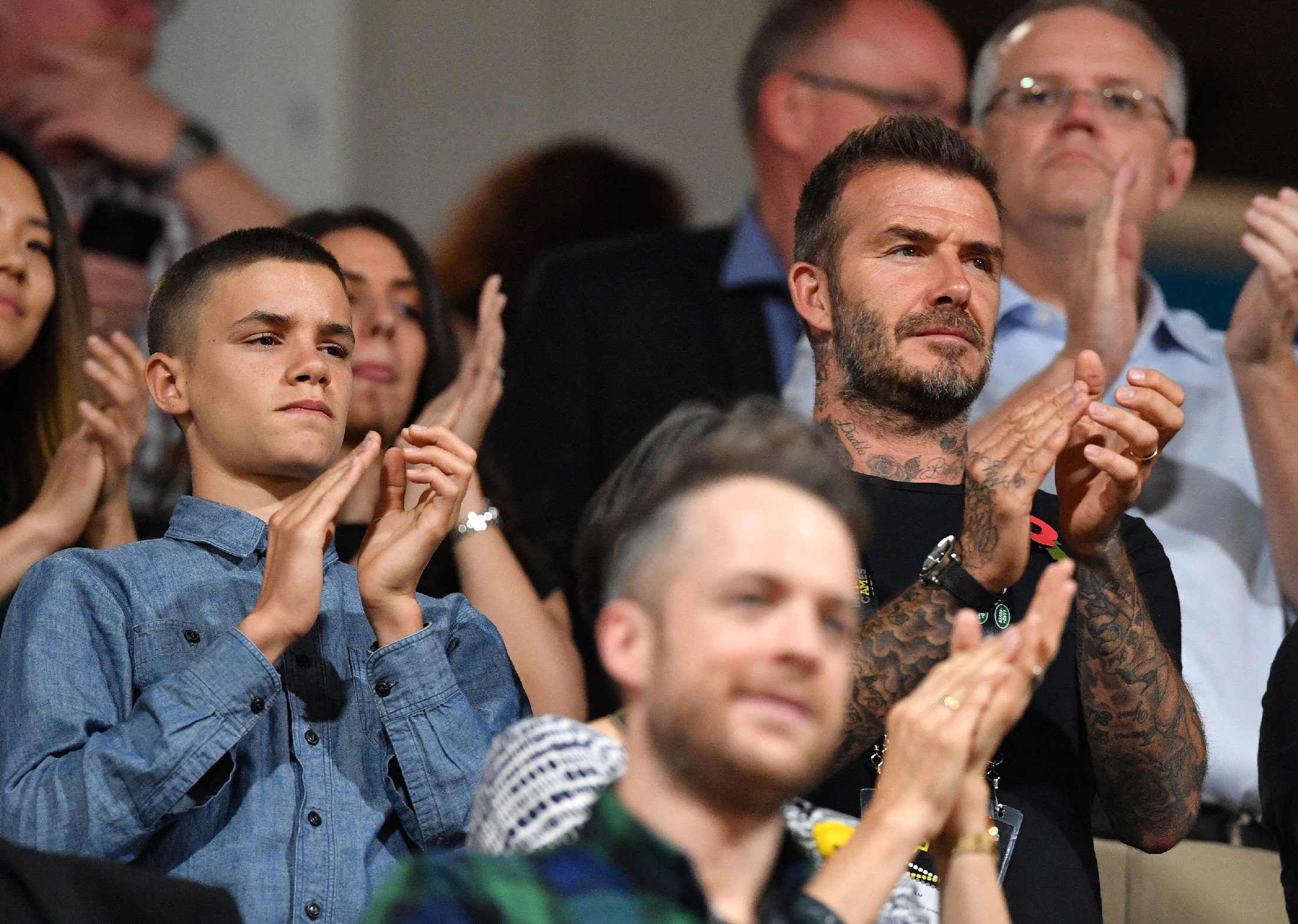 David Beckham fia bemutatkozott a profik között