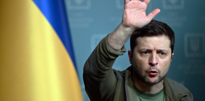 Az ukrán elnök elégedetlen az USA-val kapcsolatban