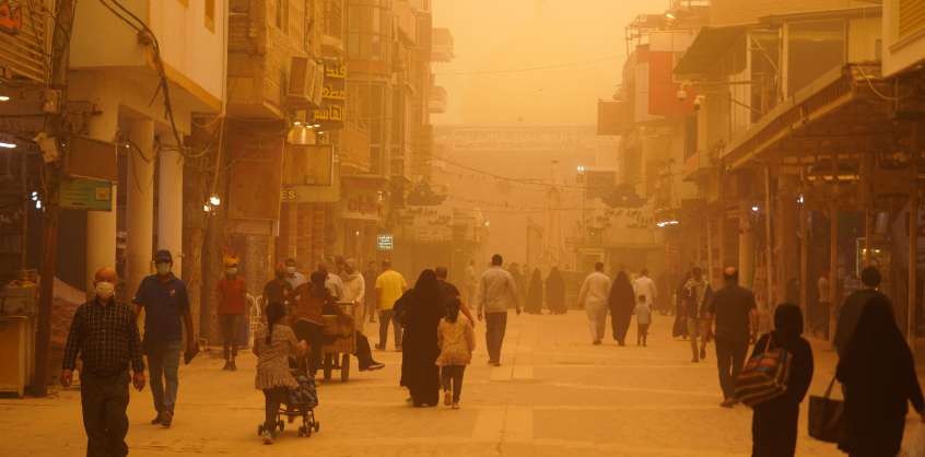 Több ezren kerültek kórházba az újabb homokvihar miatt