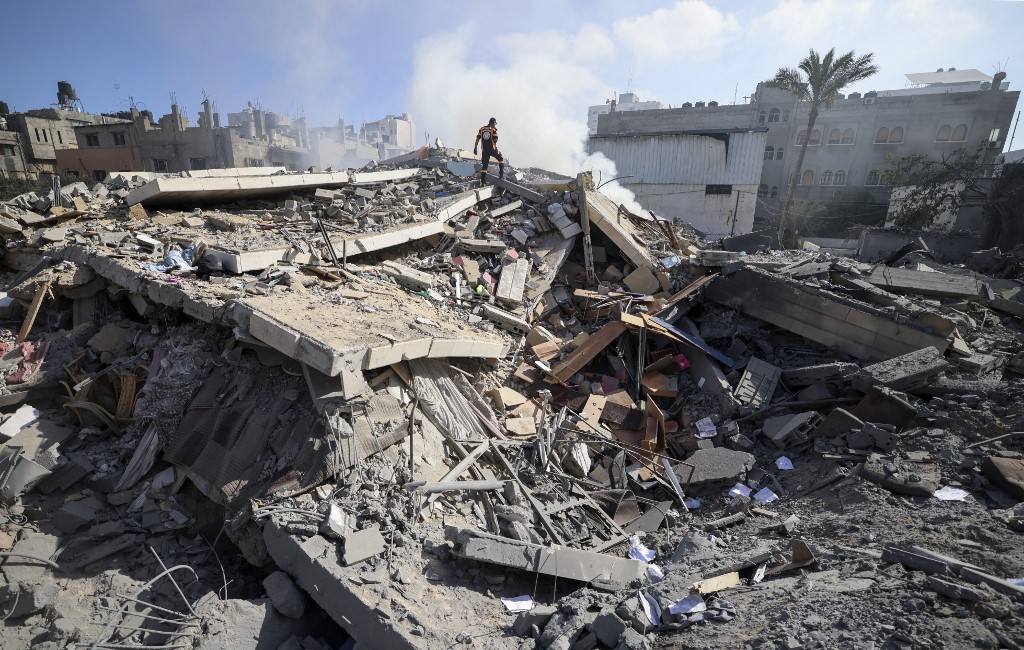 Hírügynökségeknek otthont adó toronyházat ért izraeli légicsapás Gázában