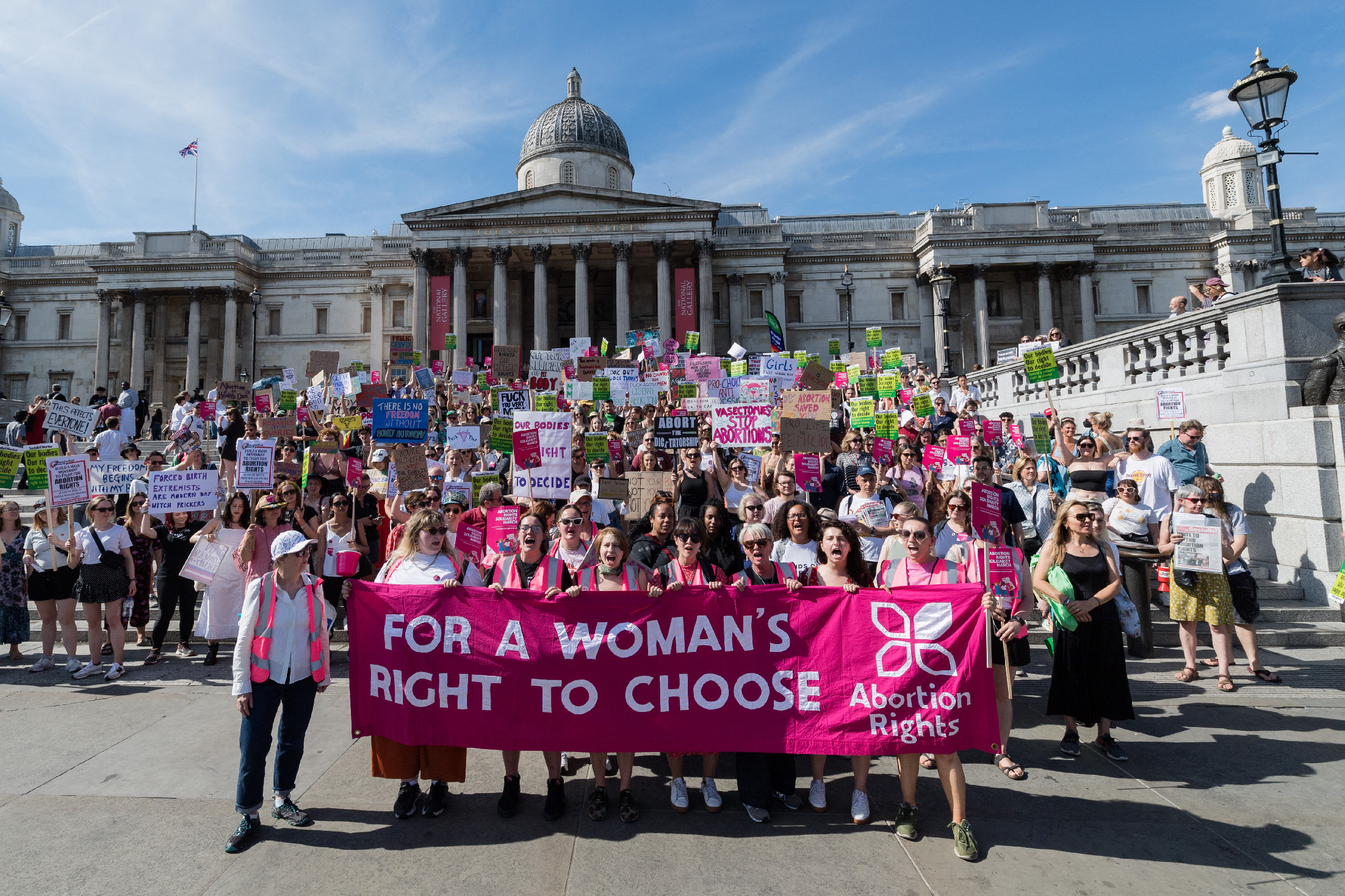 Tüntetés volt a washingtoni Fehér Ház előtt az abortuszhoz való jogért