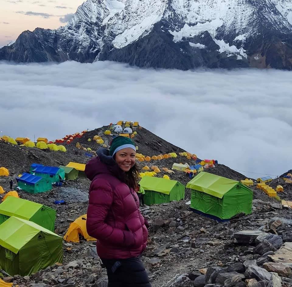Oxigénpalack nélkül ért fel a magyar nő a Himalája egyik csúcsára