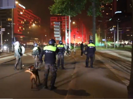 Videón, ahogy szétverik Rotterdamot a felbőszült Feyenoord-szurkolók