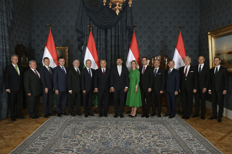 Új kormány - Miniszteri kinevezések átadása a Sándor-palot