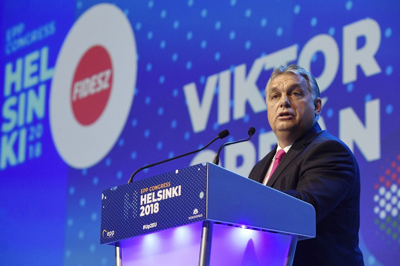Orbán Viktor Helsinkiben 