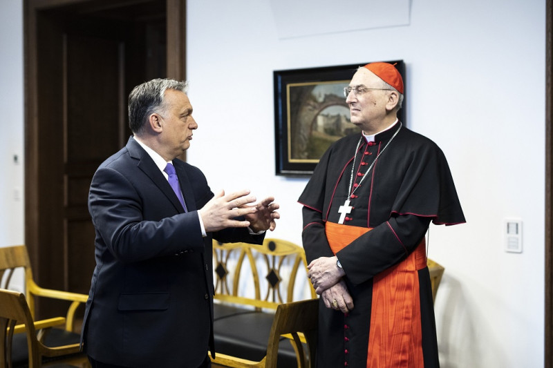 Mario Zenari nuncius Orbán Viktor hivatalában