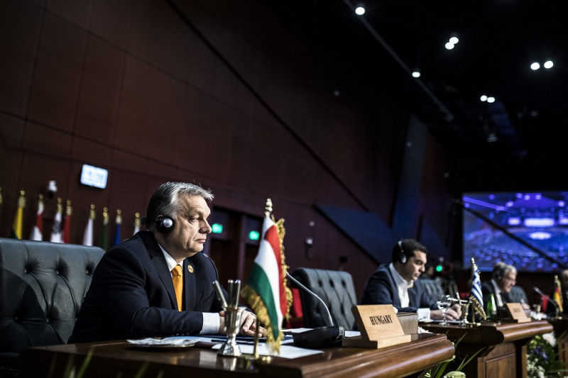 Orbán Viktor az EU-Arab Liga csúcson