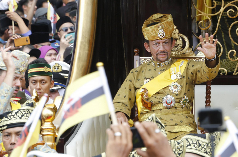 A brunei szultán uralkodásának jubileuma