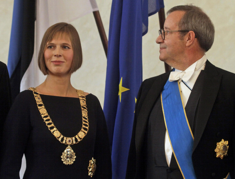 Az észt államfő beiktatása