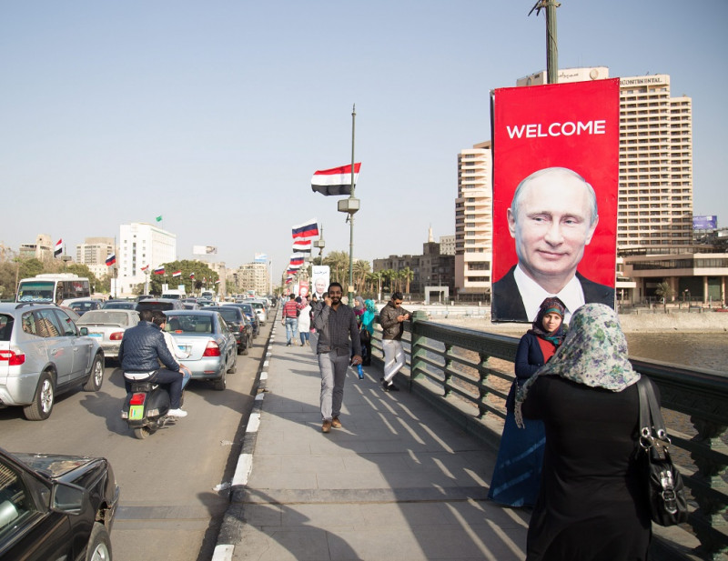 Vlagyimir Putyin Egyiptomban