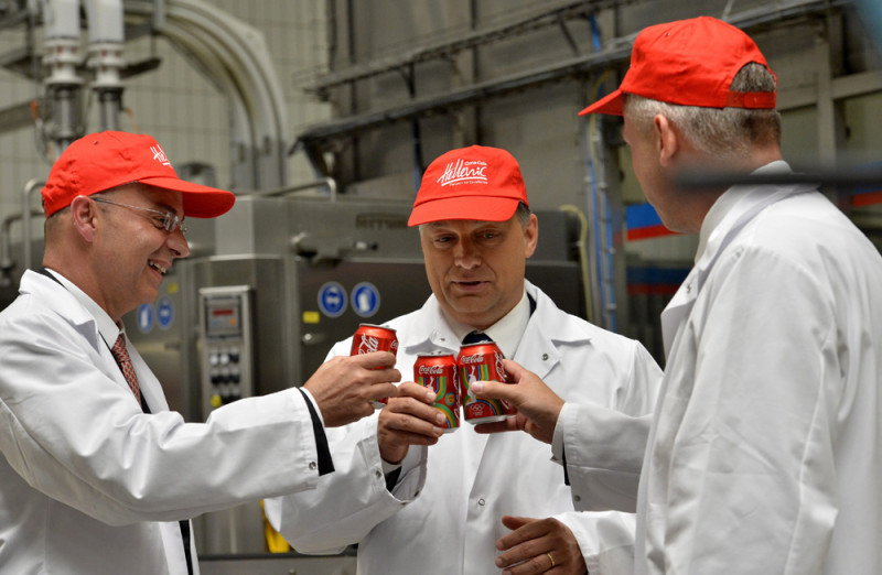 Élelmiszeripar - Coca-Cola - Orbán Viktor