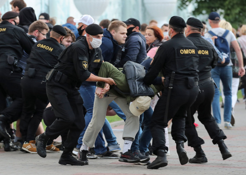 Tüntetés Fehéroroszországban 
