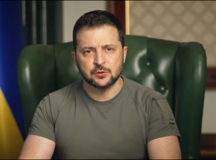 Zelenszkij videóüzenete: Csapataink Herszonban vannak