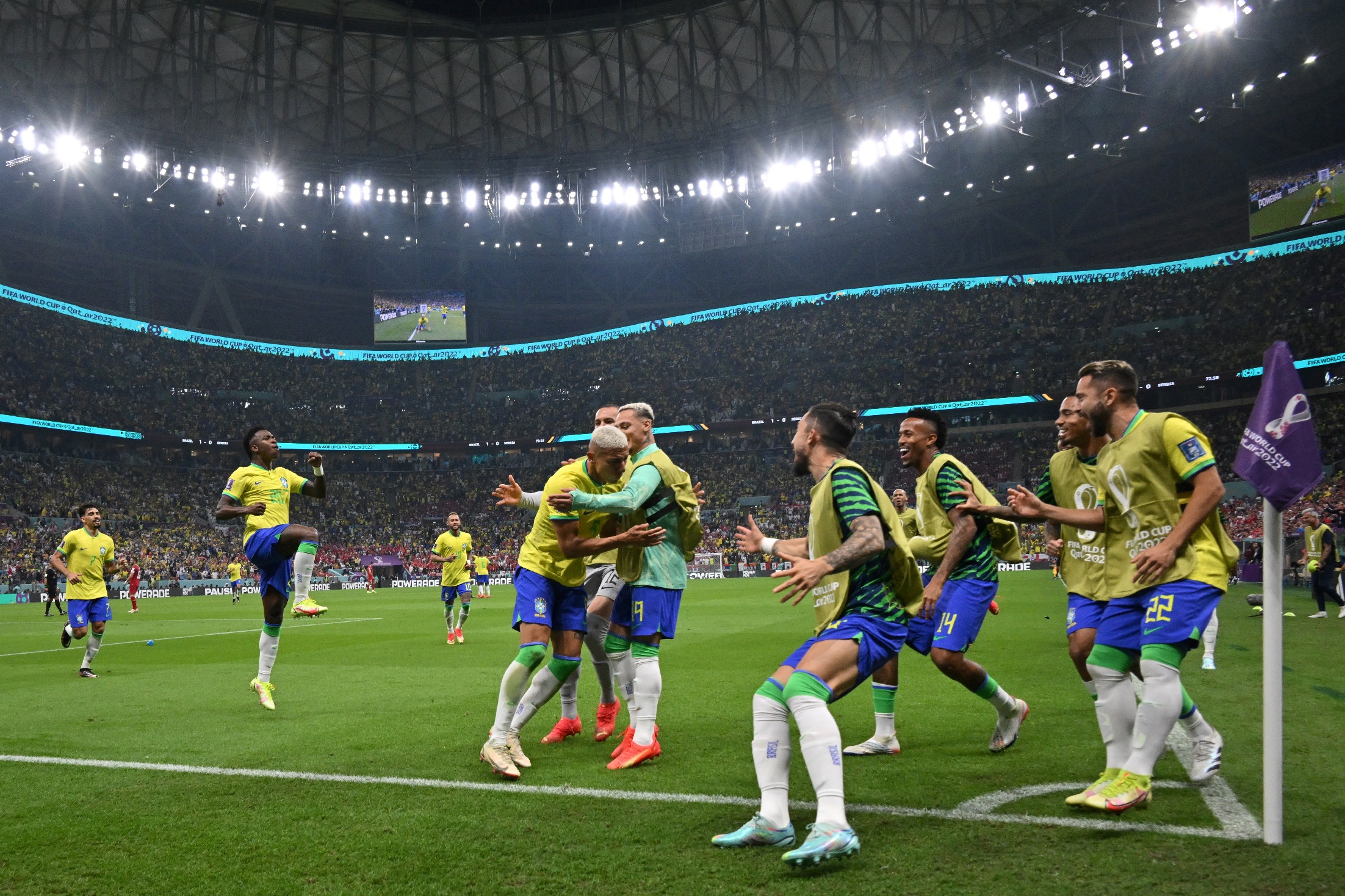 Magabiztos játékkal győztek a brazilok a szerbek ellen