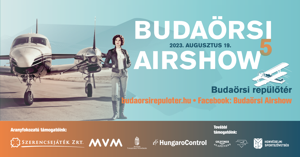 Szállj velünk a Budaörsi Airshown augusztus 19-én!