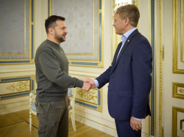 A légvédelem megerősítéséről tárgyalt Zelenszkij a brit védelmi miniszterrel Kijevben