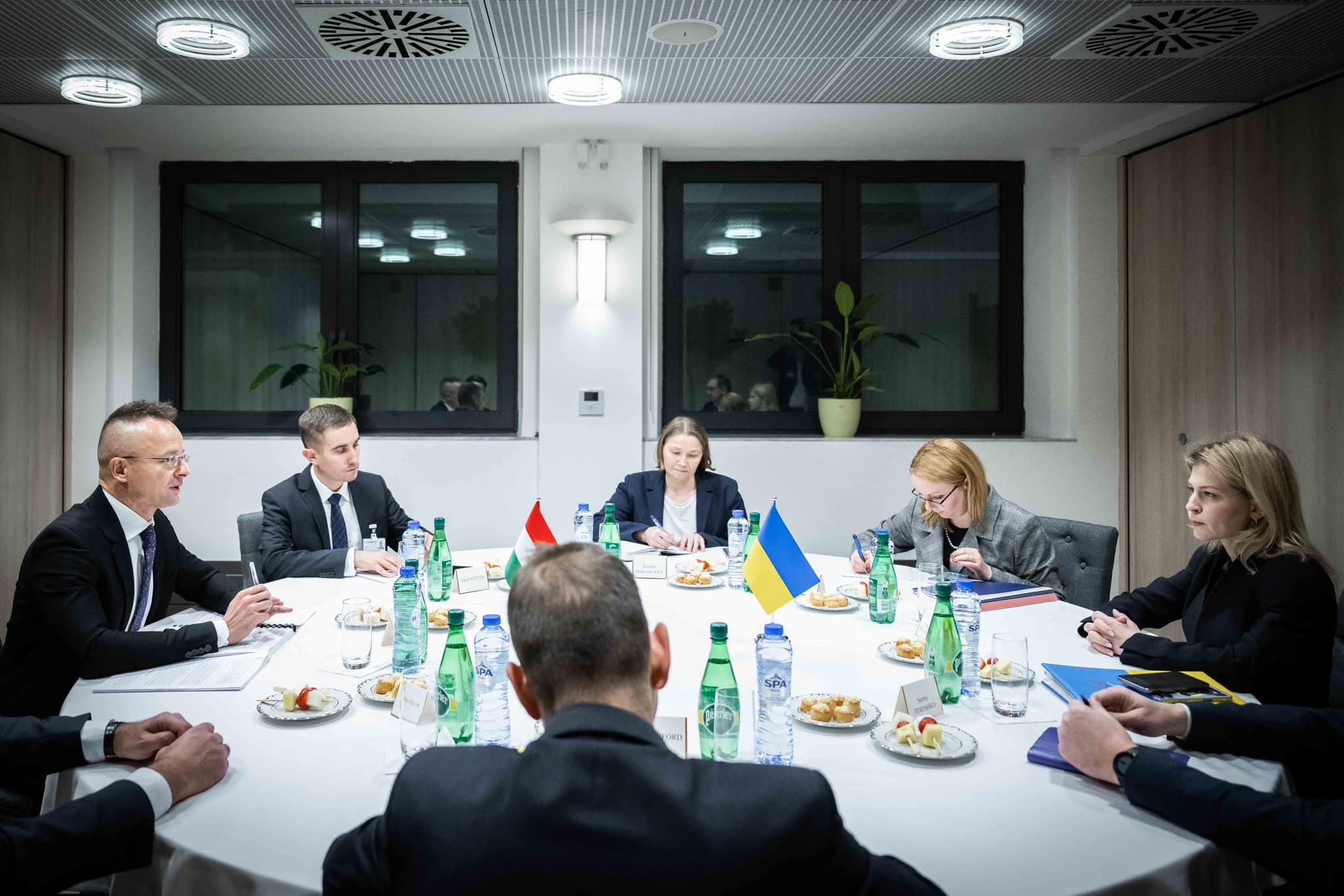 Az ukrán külügyminiszterrel tárgyalt Szijjártó Péter Brüsszelben