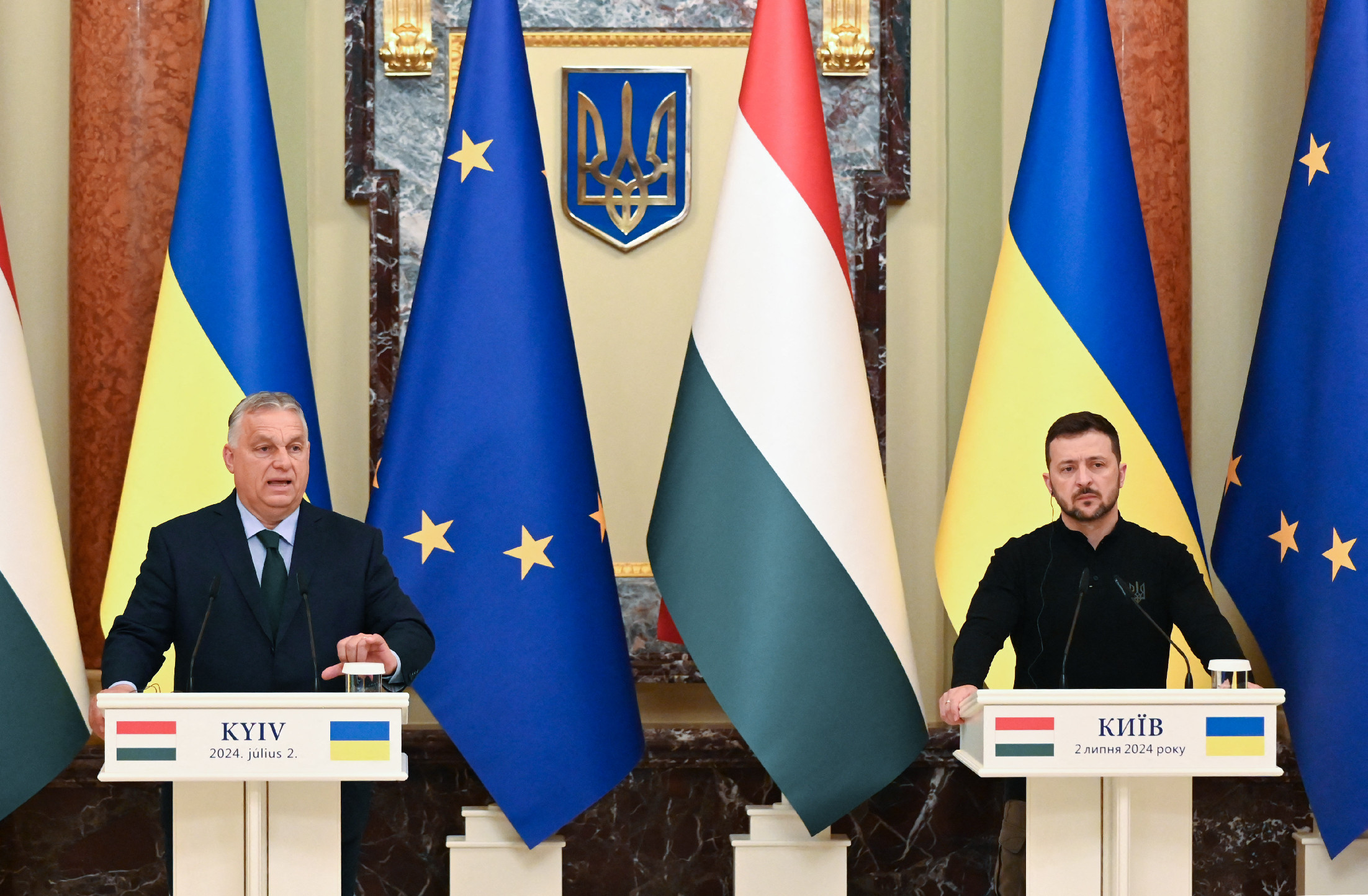 Orbán Viktor ezt mondta Zelenszkijnek a kijevi látogatás során