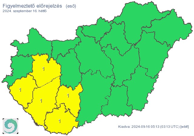 Árvíz: elsőfokú riasztást adtak ki a szélsőséges időjárás miatt