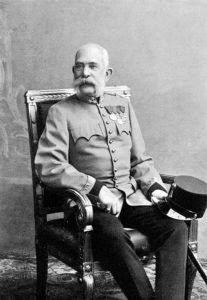 Undated photograph of the Austrian emperor Franz Joseph I (1830-1916). He was also king of Hungary.