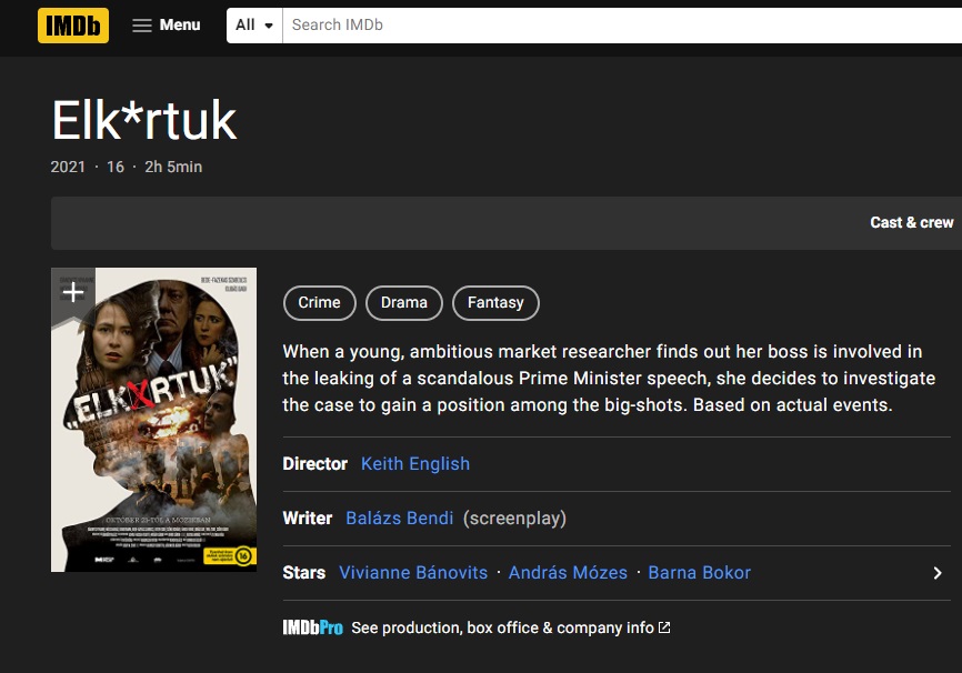 Ennyire értékelik az IMDb-n az Elkxrtukat