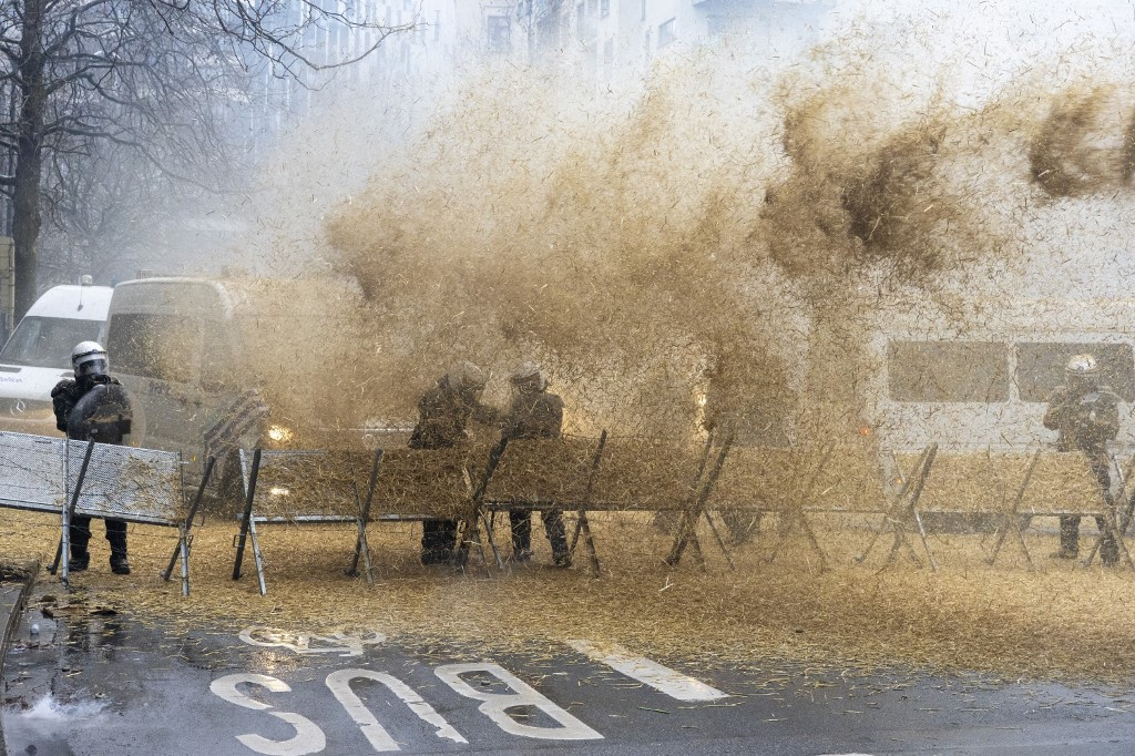 BRUSSELS FARMERS PROTEST