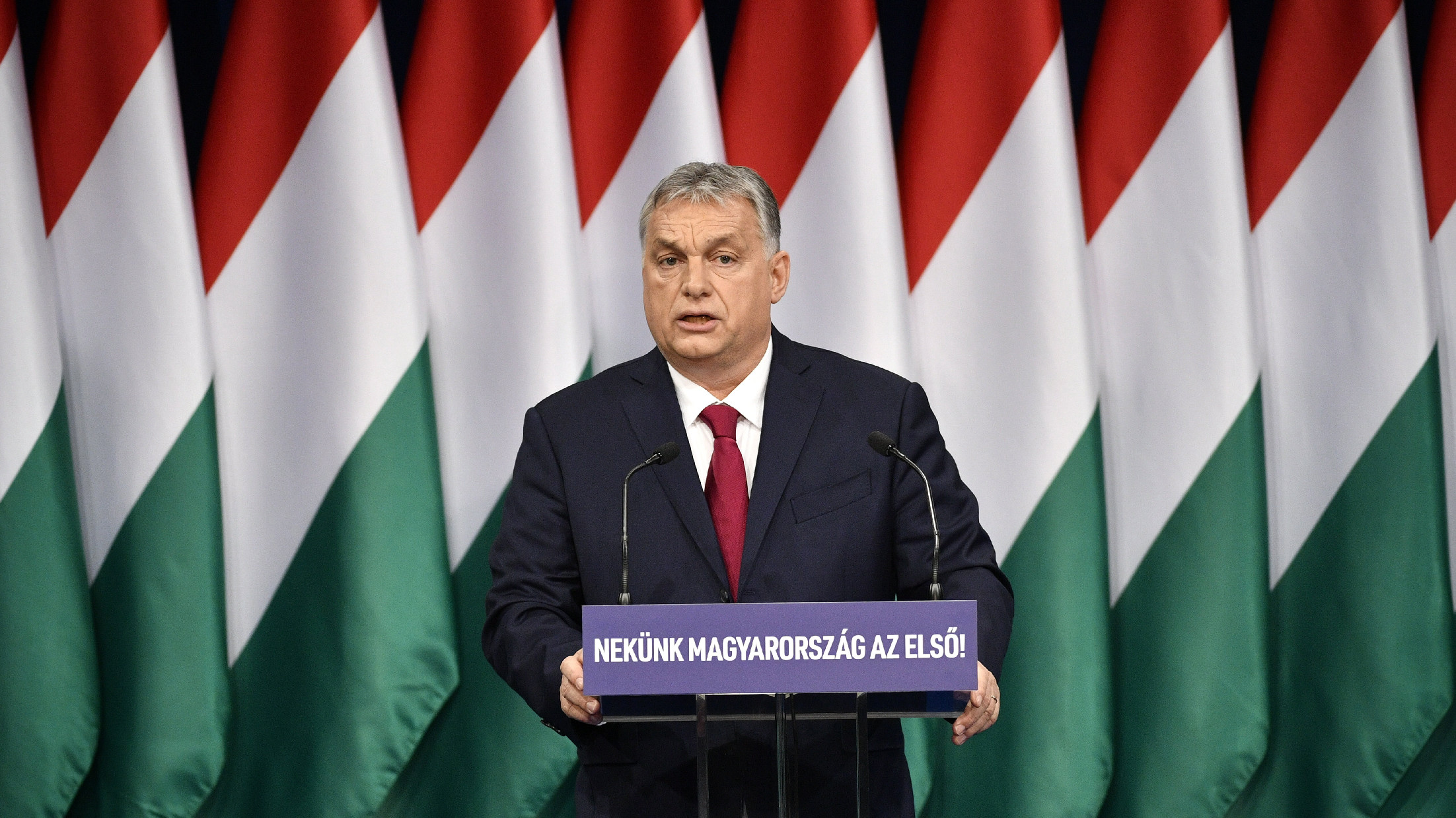 A kampánystarttal egy időben tart évértékelőt Orbán Viktor