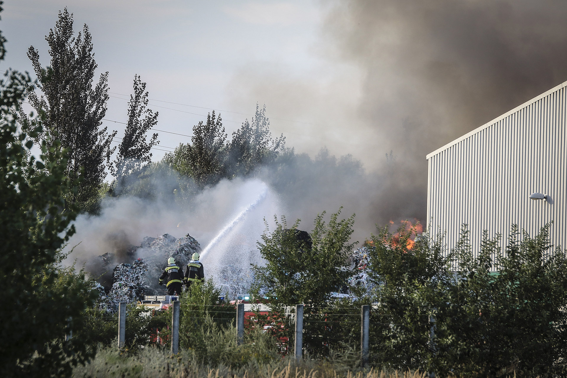 Robbanás történt a Veszprém megyei hulladékégetőben