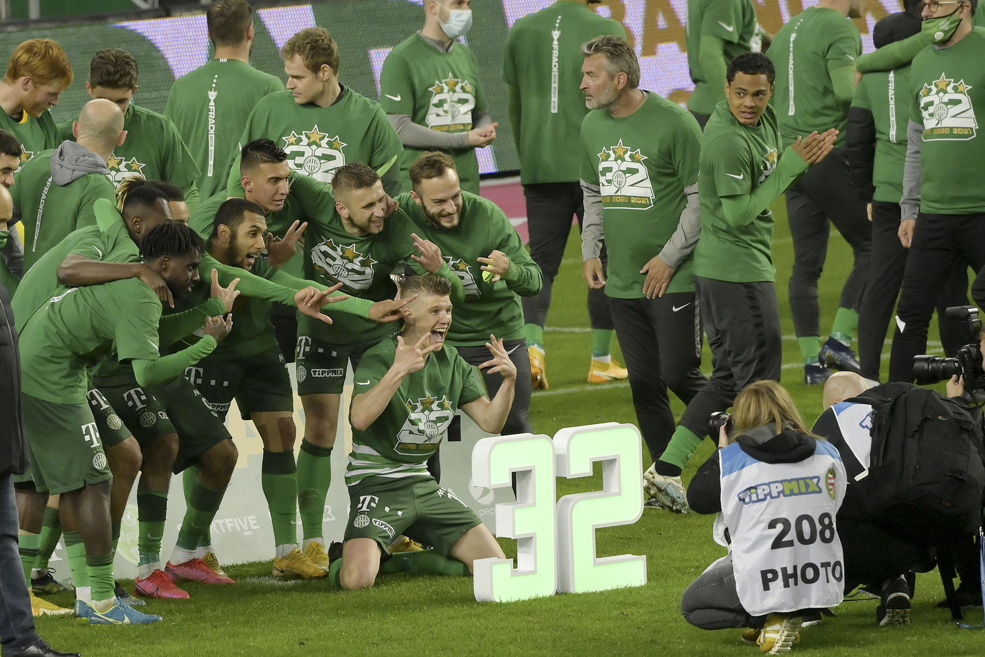 32. alkalommal nyerte meg a magyar bajnokságot a Ferencváros