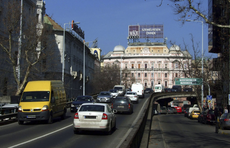 Városkép - Budapest - A Nyugati téri felüljáró 