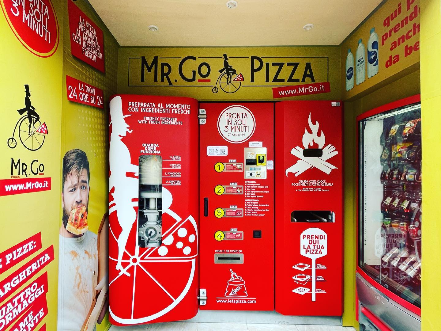 Volt, aki elborzadva fogadta az első római pizza automatát