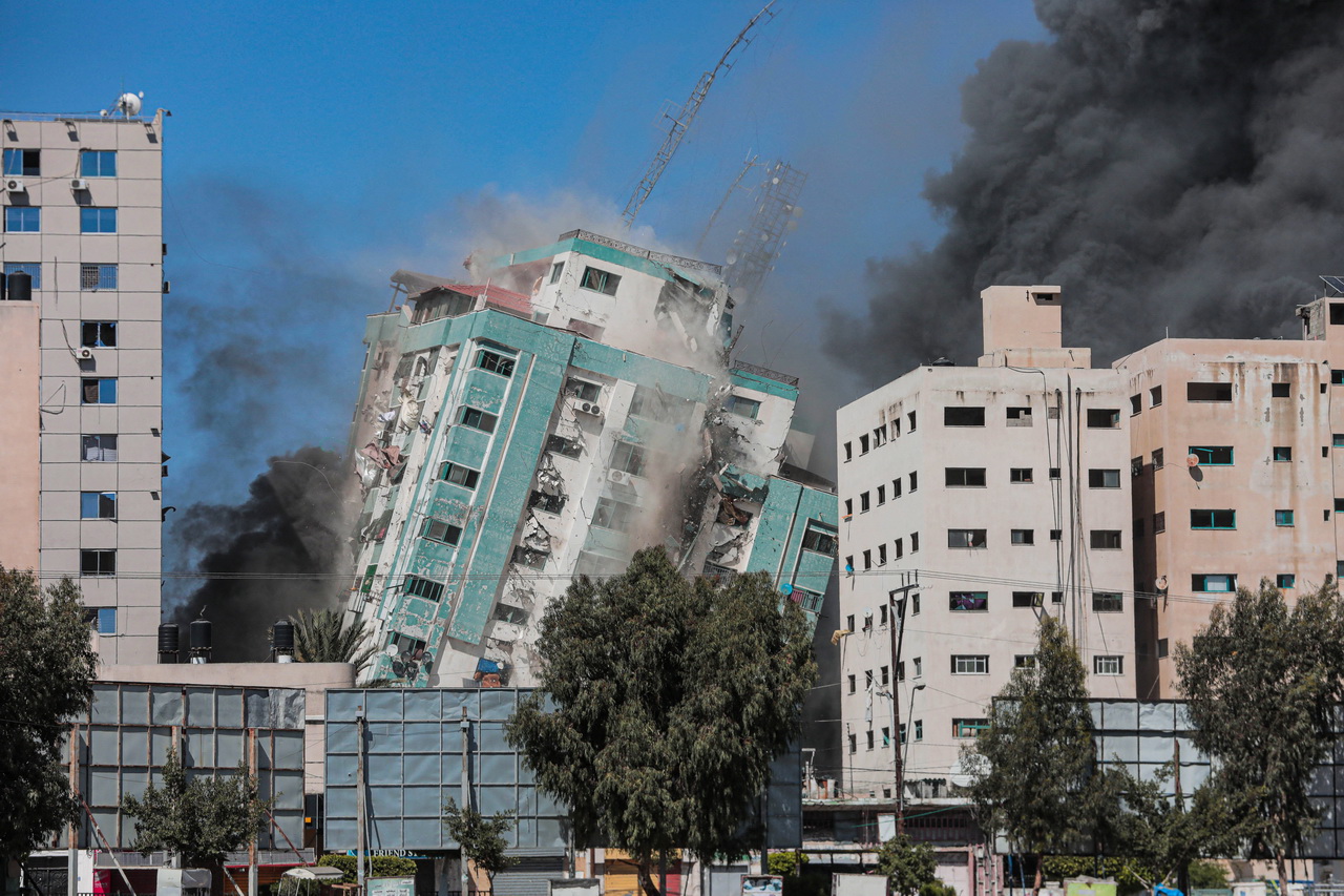 Az EU-t is aggasztja az Izrael által lebombázott gázai toronyház ügye