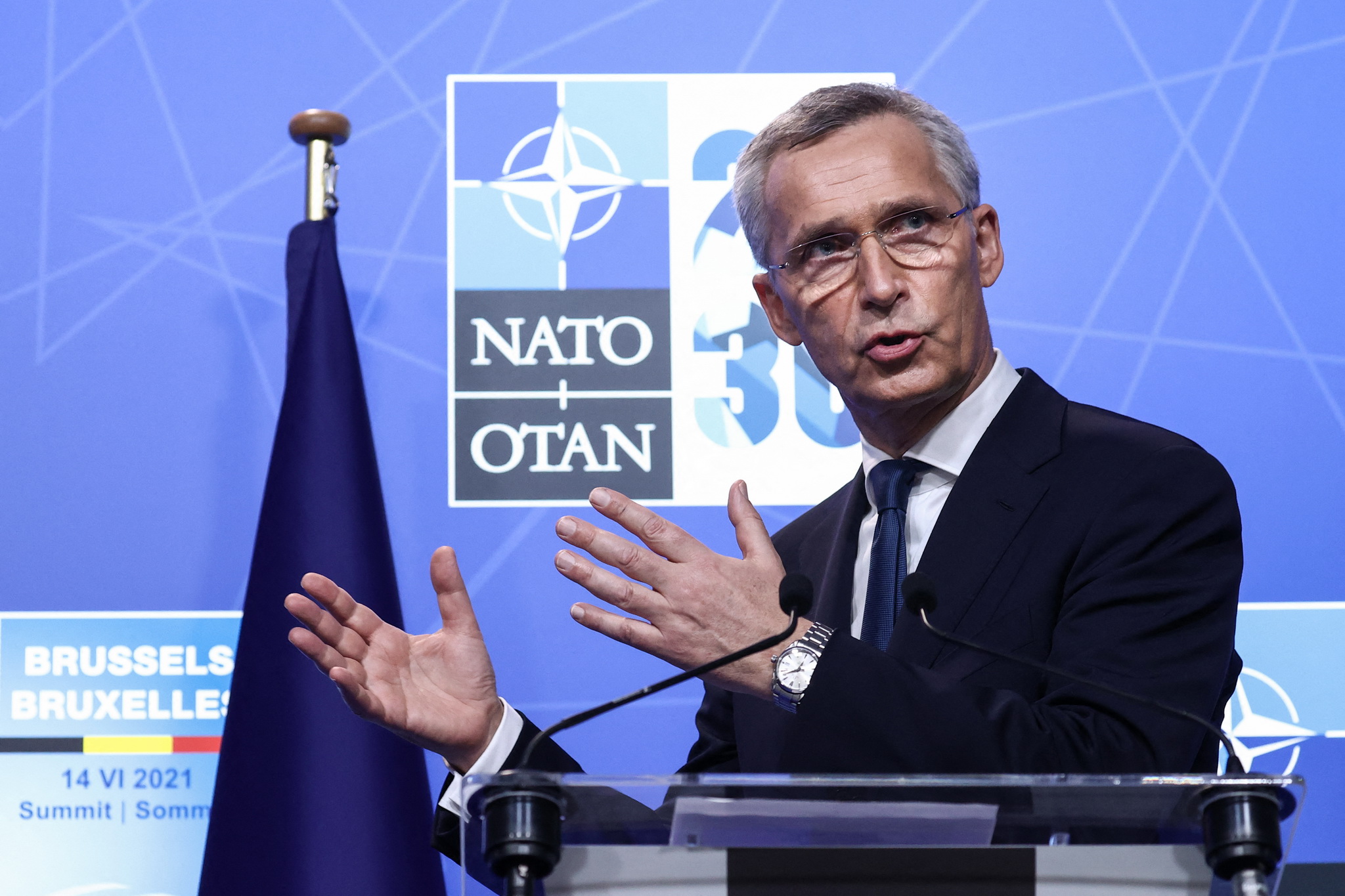 A NATO-főtitkár szerint Oroszország agresszív cselekedetei veszélyt jelentenek a szövetség országaira