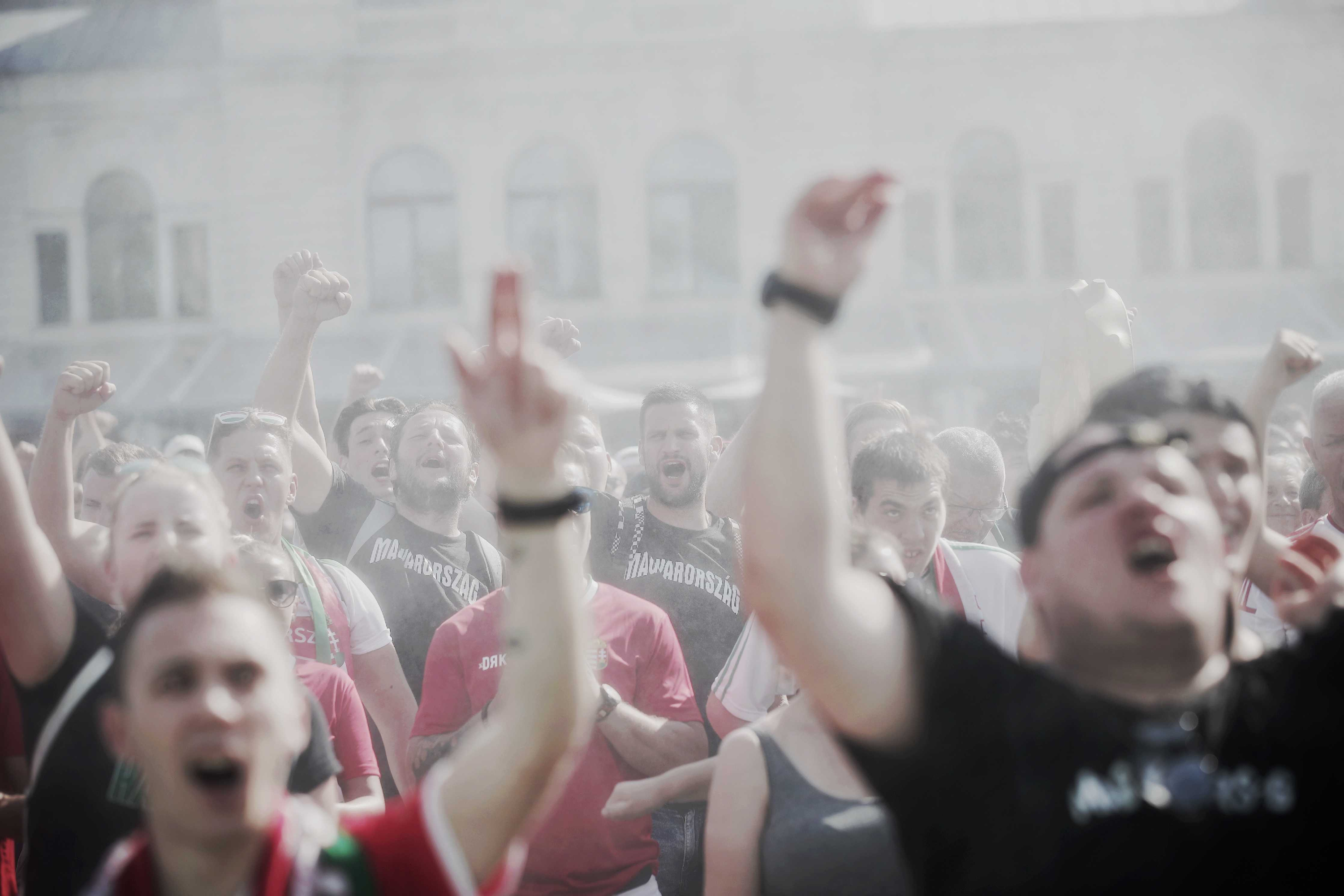Így szurkoltak a magyarok a nemzeti tizenegynek Budapesten