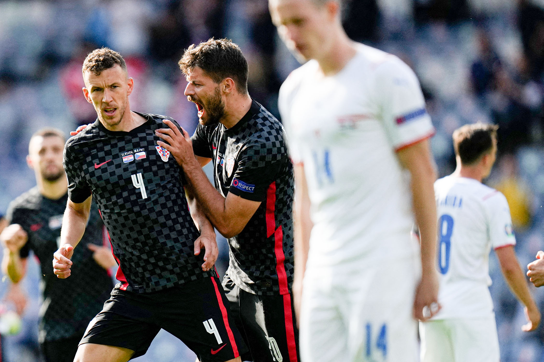 Koronavírusos Ivan Perišić, a horvát válogatott egyik kulcsjátékosa