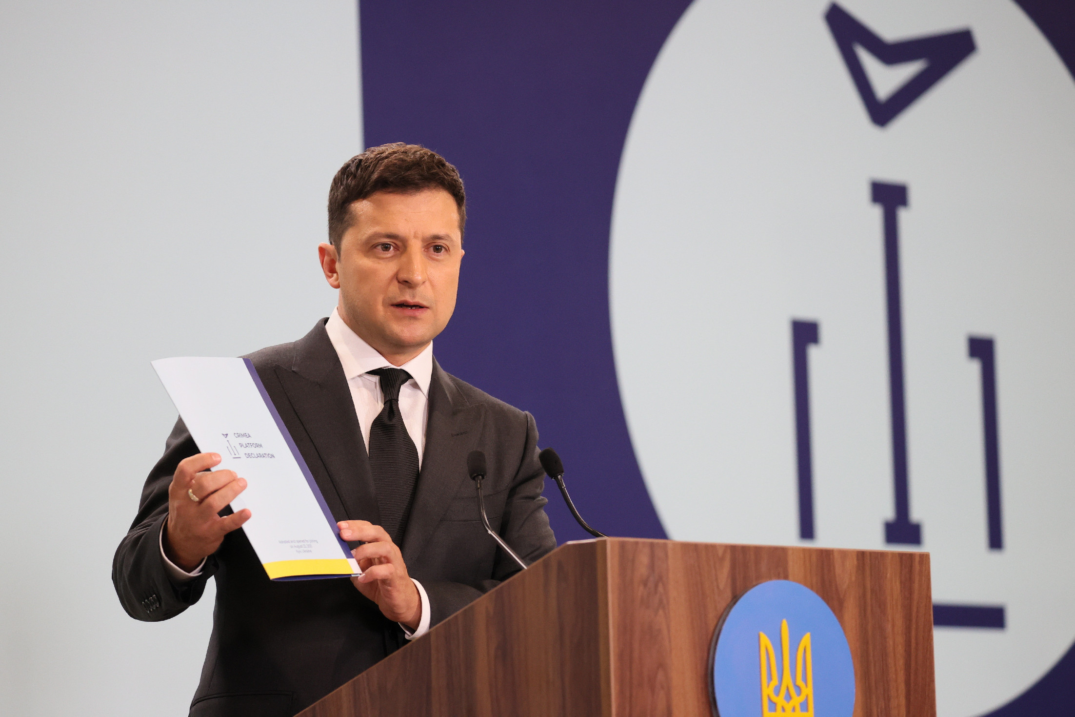 Az ukrán elnök attól tart, Oroszország teljeskörű háborút indíthat ellenük