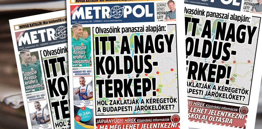 Koldustérképpel jött ki a Metropol, a Magyar Kétfarkú Kutya Párt válaszlépést fontolgat