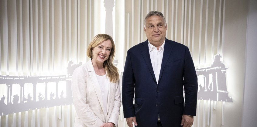 Orbán Viktor találkozott az olasz szélsőjobb vezetőjével