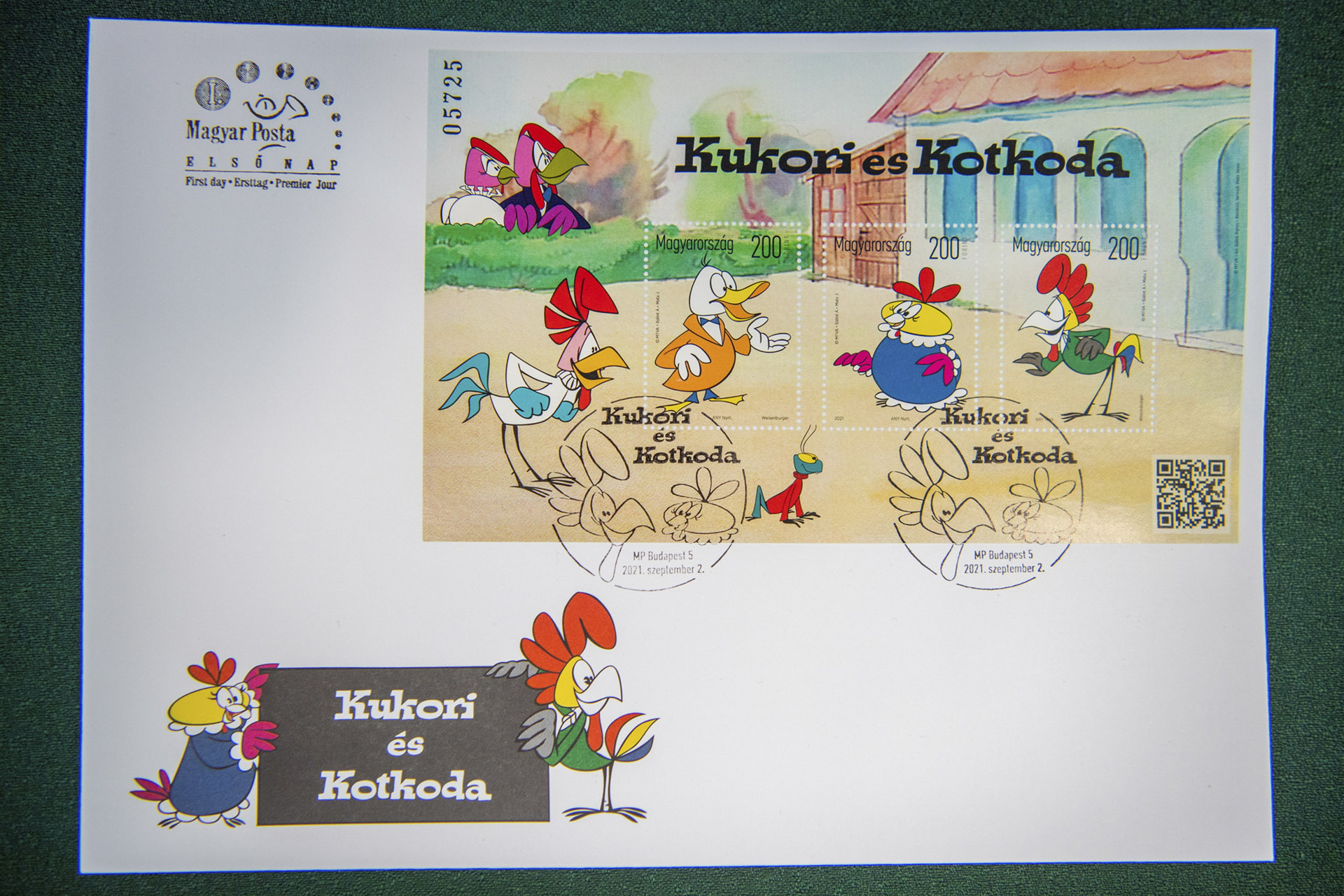 Bélyegre kerültek a Kukori és Kotkoda szereplői 