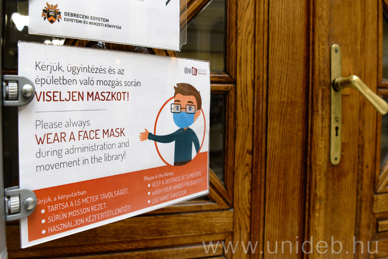 Ismét kötelező a maszkviselés a Debreceni Egyetemen