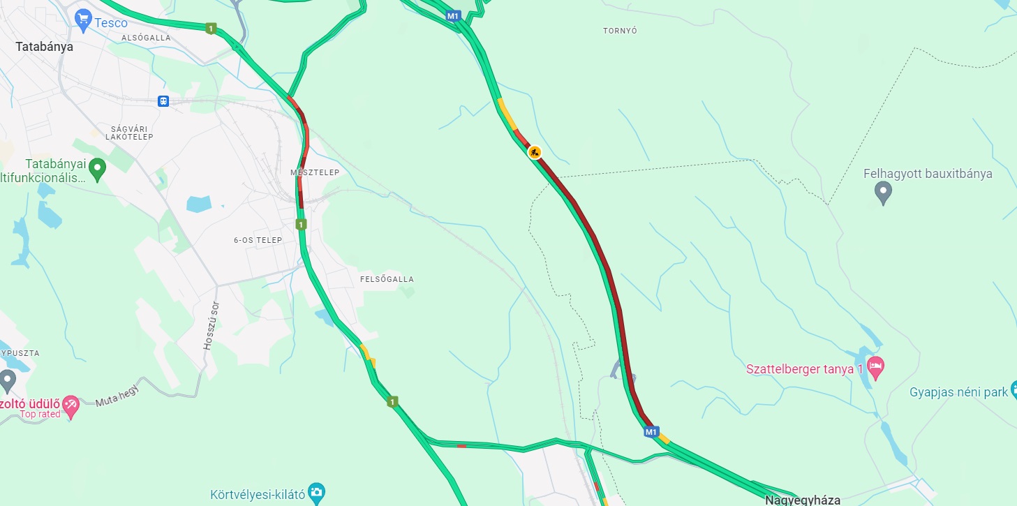Óriási a torlódás az M1-esen,  ha teheti kerülje el messzire