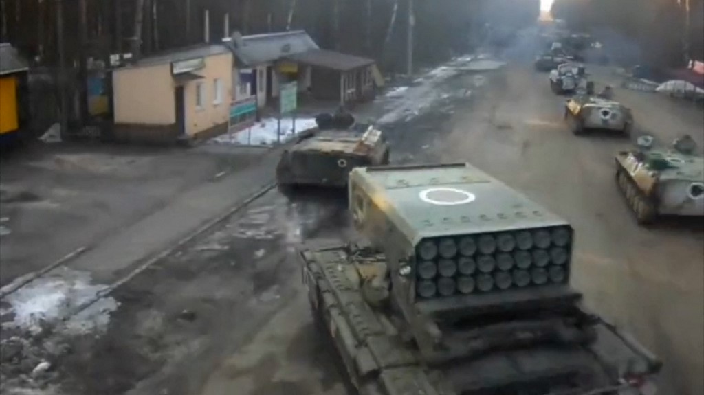 A CNN orosz termobarikus rakétakilövőt látott az ukrán határ közelében
