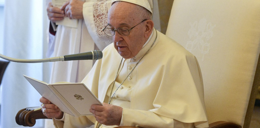 Menekültsegítőknek mondott köszönetet Ferenc pápa