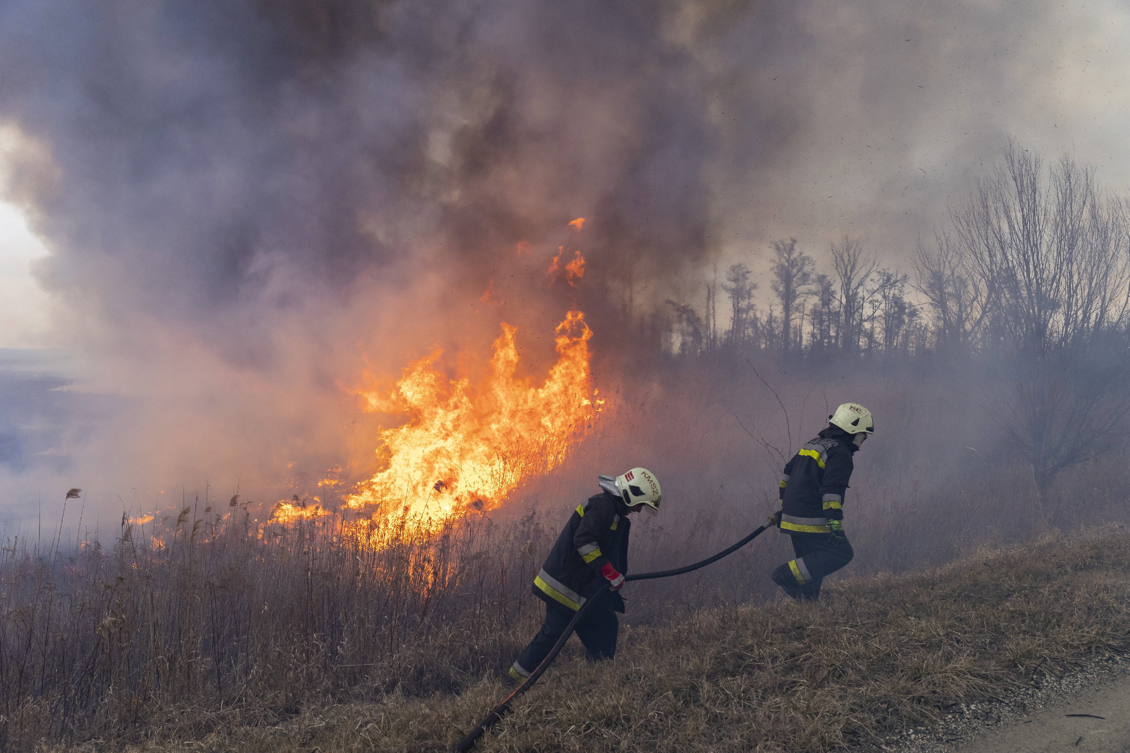 200 hektár bozótos és avar égett Újszásznál