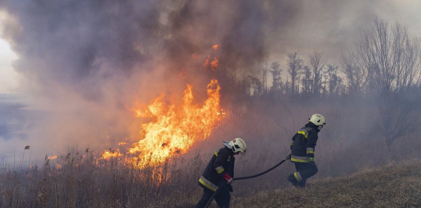 200 hektár bozótos és avar égett Újszásznál