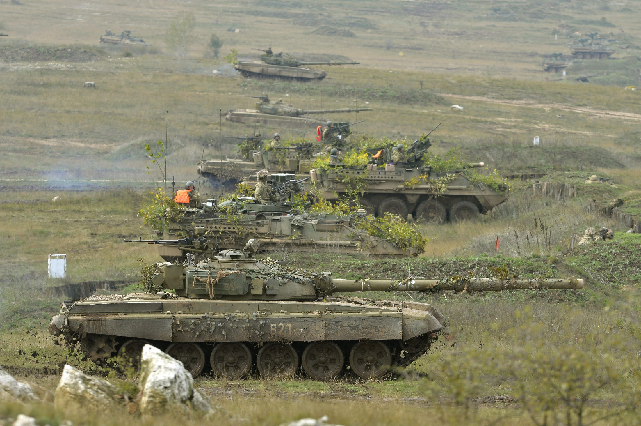 Stryker NATO harckocsikat telepít Amerika Bulgáriába